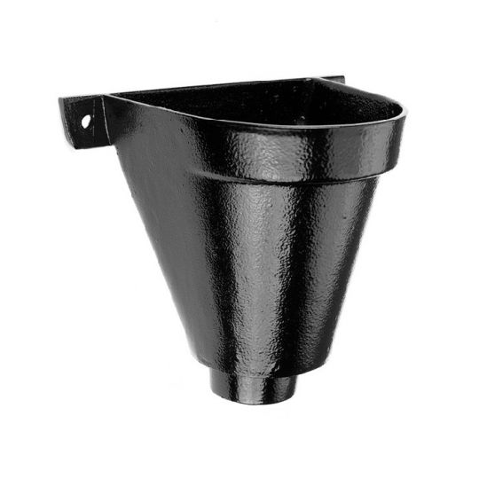 Alumasc Heritage Round Circular Cast Aluminium Rainwater Head Flat Back Alumasc Heritage Round Circular Cast Aluminium Rainwater Head Flat Back