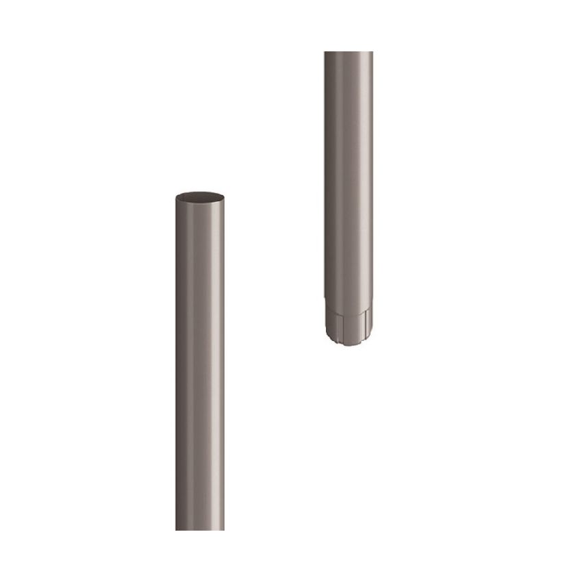 Lindab Circular Steel Downpipe x 3m (SROR)