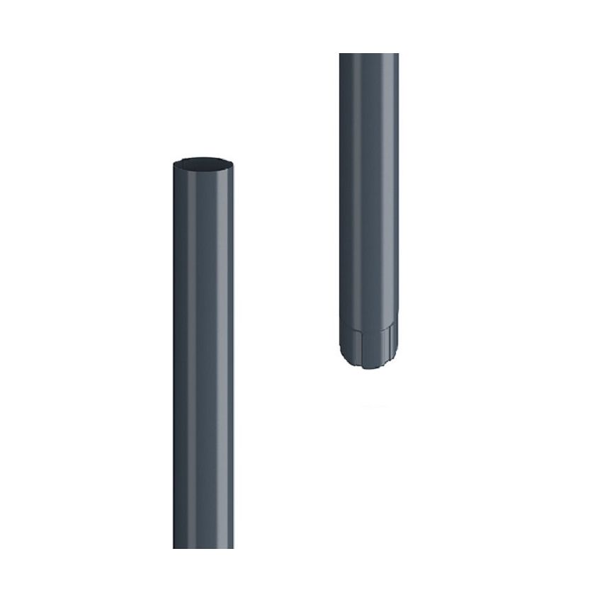 Lindab Circular Steel Downpipe x 3m (SROR)