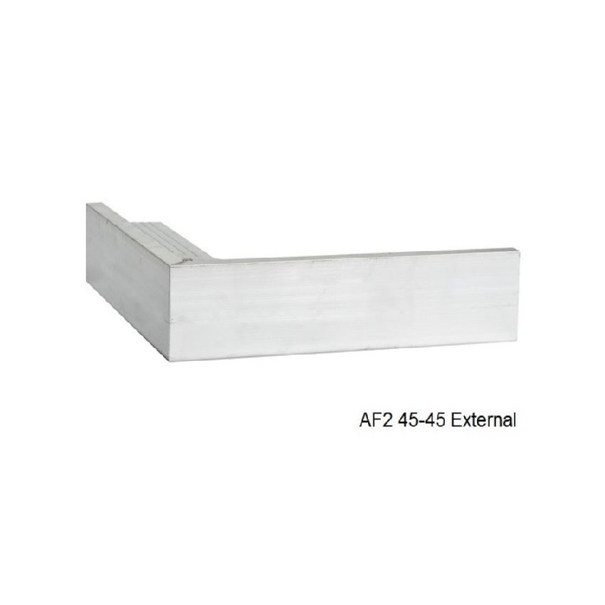 Aluminium Trim AF Profile External Corner