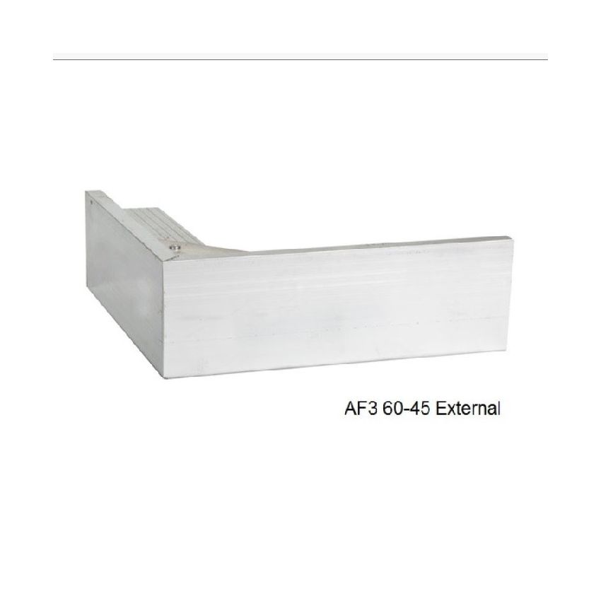 Aluminium Trim AF Profile External Corner