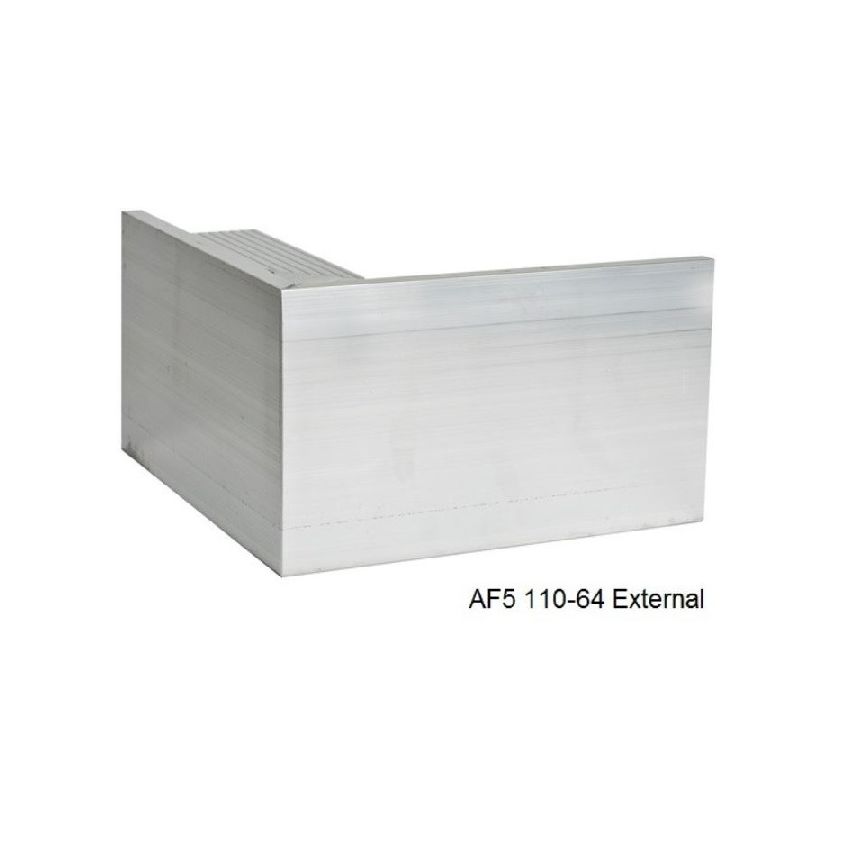 Aluminium Trim AF Profile External Corner