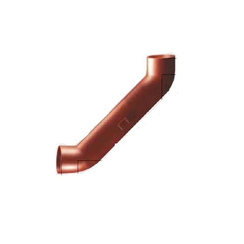 Pam Building Ensign Cast Iron 88 degree Double bend Long-tail EF054