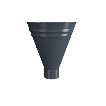 Lindab Steel Half Round Hopper (VATKS) Lindab Steel Half Round Hopper (VATKS)