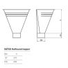 Lindab Steel Half Round Hopper (VATKS) Lindab Steel Half Round Hopper (VATKS)