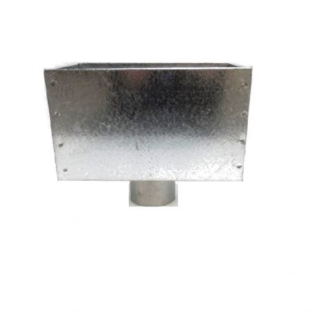 Lindab Steel Small Rectangular Hopper (VATKR) Lindab Steel Small Rectangular Hopper (VATKR)