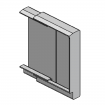 Skyline Aluminium Fascia With 5 Bends Stop End
