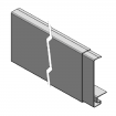 Skyline Aluminium Fascia Profile With 7 Bends x 3 metre length