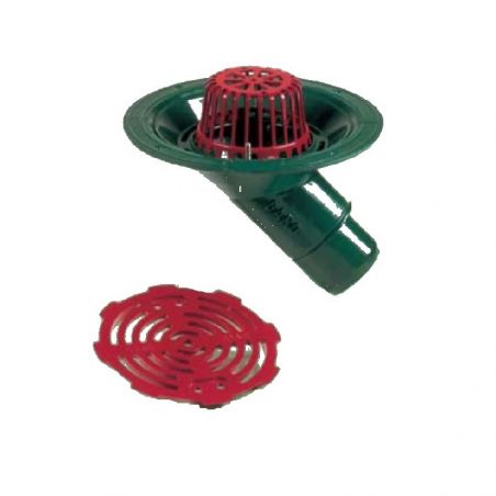 Caroflow Roof Aluminium Vertical Threaded Outlet Caroflow Roof Aluminium Vertical Threaded Outlet