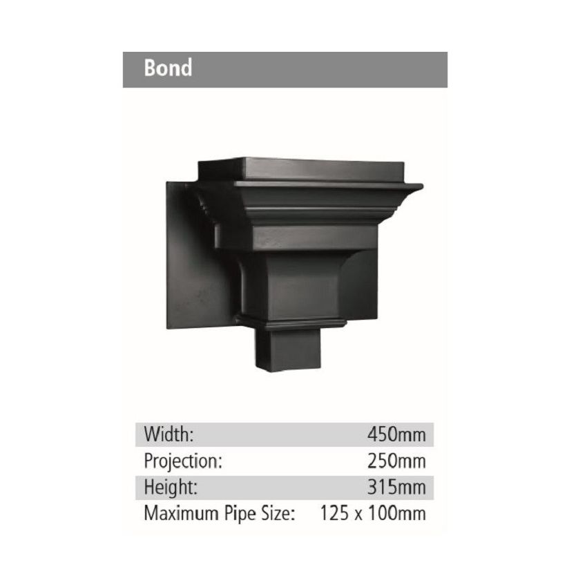 Bond Rainwater GRP Hopper Head
