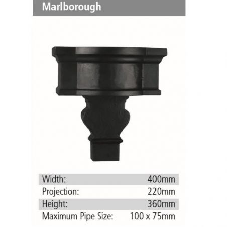 Marlborough Rainwater GRP Hopper Head