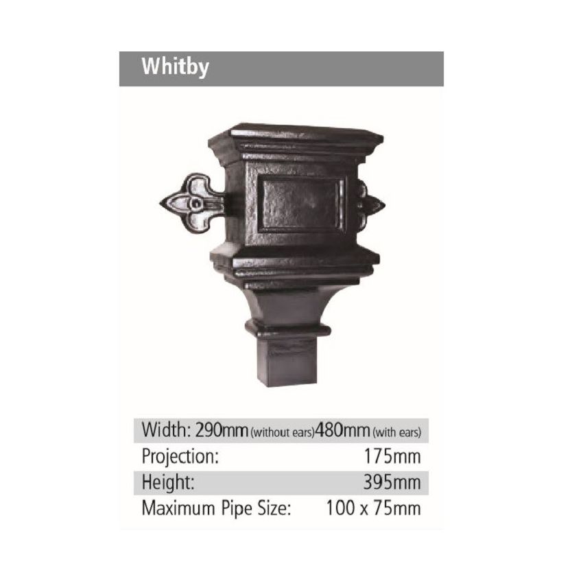 Whitby Rainwater GRP Hopper Head