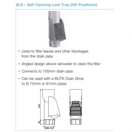 Lindab Self Cleaning Leaf... Lindab Self Cleaning Leaf...