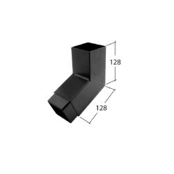 Alutec Flushfit Square & Rectangular Aluminium 112.5 Degree Bend (RJ332H/RJ132H/RJ432H)
