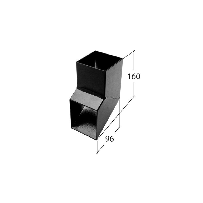 Alutec Flushfit Square & Rectangular Aluminium Shoe