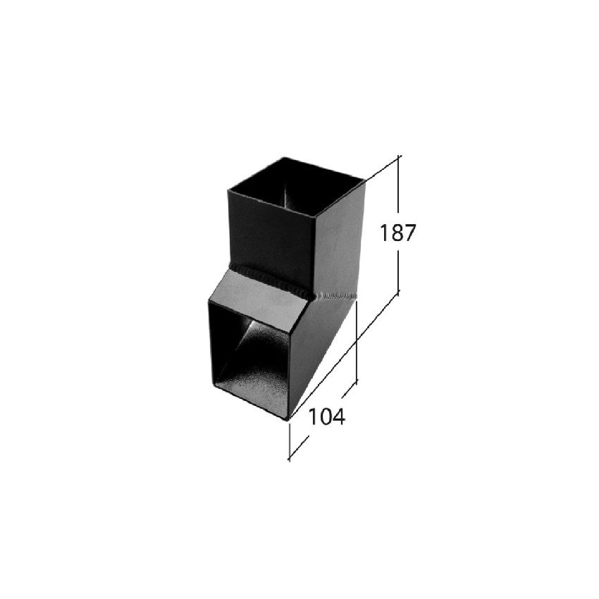 Alutec Flushfit Square & Rectangular Aluminium Shoe