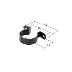 Alutec Tudor Circular Aluminium Cast Socketed Pipe Clip 