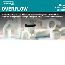 Hunter Plumbing Overflow Solvent Pipe (WO232)