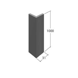 Evoke Aluminium Fascia Profile B Universal Angle Cover Trim (FB30)