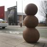 Antony Gormley Bollard Snowman