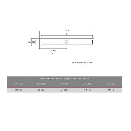 ACO Stainless Steel Shower...