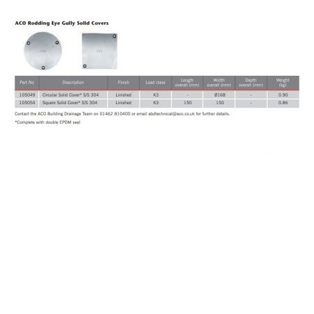 ACO Stainless Steel Rodding...