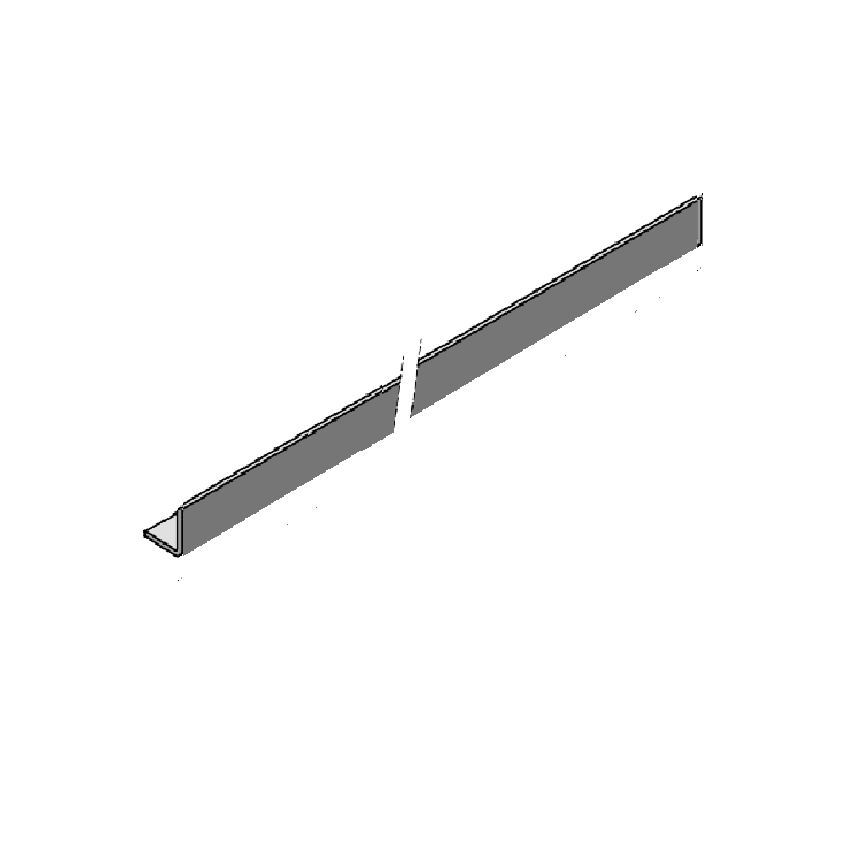 Skyline Aluminium Closer Trim 1 Bend