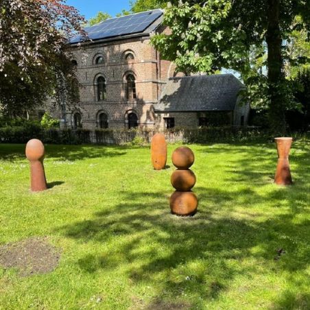 Antony Gormley Bollard Snowman