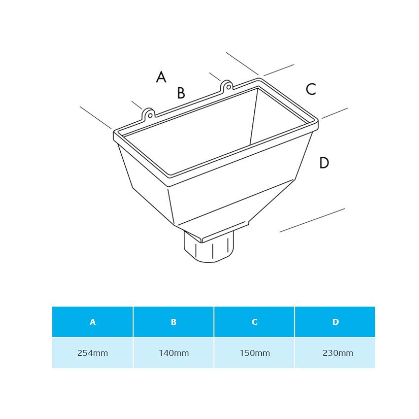 Hunter 65mm Hopper Head