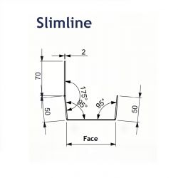 Skyline Aluminium SLIMLINE Modular Component - Length