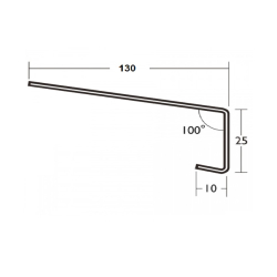 Aluminium Window Cill Profile X 3m Length