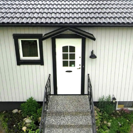 Metal Angled Door Canopy Metal Angled Door Canopy