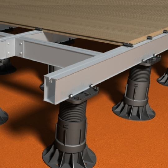Aluminium Decking Substructure Straight Connector