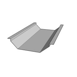 Aluminium Valley Gutter x 3m
