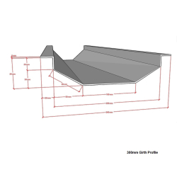 Aluminium Valley Gutter x 3m
