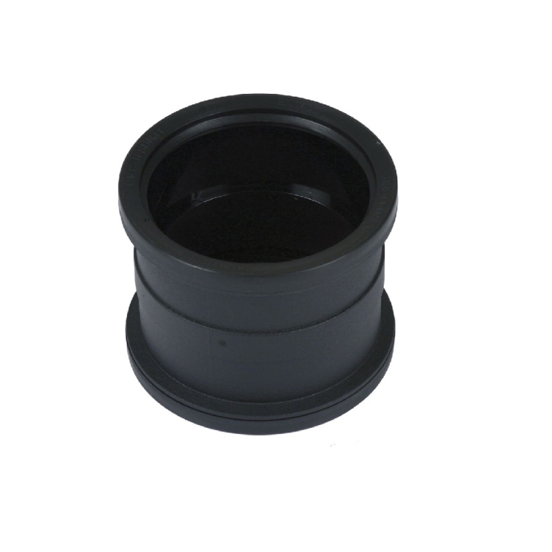 Brett Martin 110mm Cast Effect Push Fit Soil Pipe Double Socket Pipe Connector