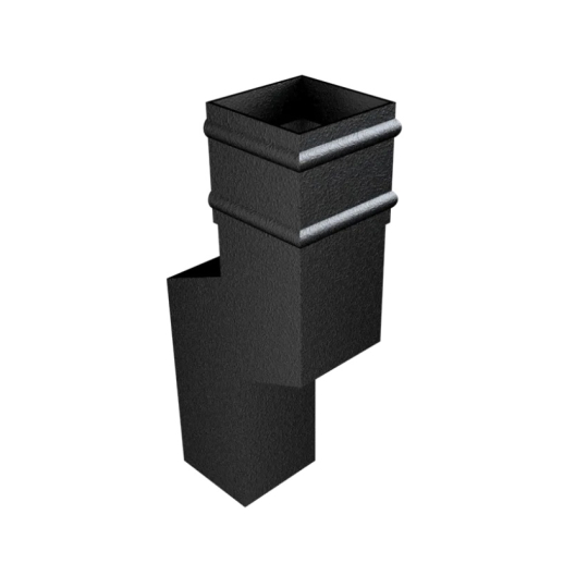 Aluminium Cast Socketed Square 135 Degree 1 Part Swan Neck