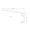 Aluminium Oversill x 2.5m