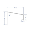 Aluminium Verge Trim x 2.5m