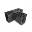 Threshold Tee Junction Unit C/W Steel Grating