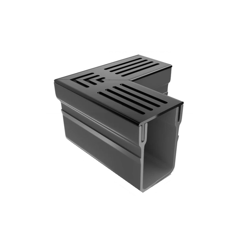 Threshold Corner Unit C/W Steel Grating