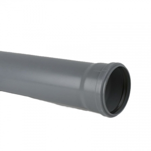 Brett Martin 160mm Push-Fit Soil uPVC Single Socket Pipe