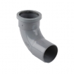 Brett Martin 82.4mm Push-Fit Soil uPVC Single Socket 92.5 Degree Bend