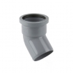 Brett Martin 82.4mm Push-Fit Soil uPVC Single Socket 135 Degree Bend