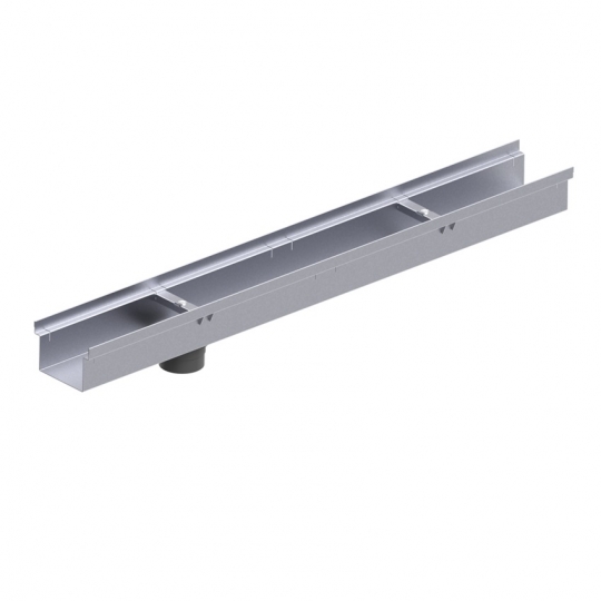 BG-Flex Facade Channel Closed End Outlet x 150mm Wide