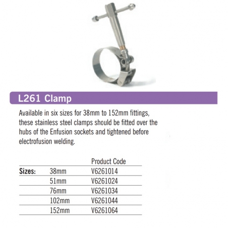 Vulcathene Enfusion Clamp L261