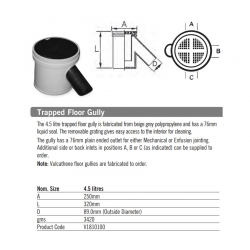 Vulcathene Trapped Floor Gully