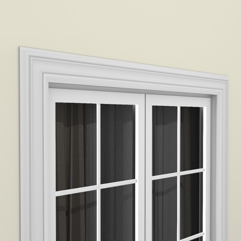 EPS Window Cornice Profile ZS x 2m Length (External Use)