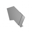 Skyline Aluminium Fascia Profile With 2 Bends Apex or Raking Angle