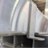 Aluminium Flush-fit Pipe Clip